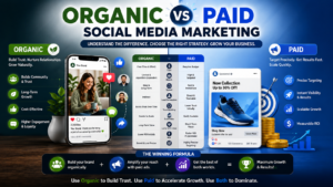 Difference Between Organic and Paid Social Media Marketing